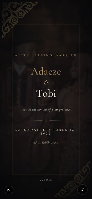 Cachet invitation design