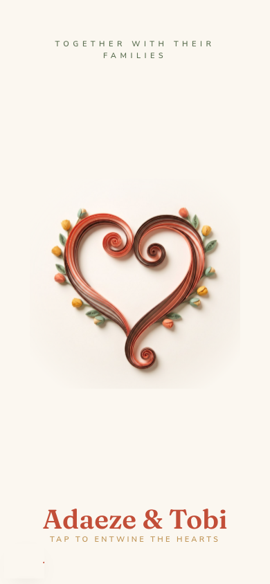 Rolled With Love invitation design