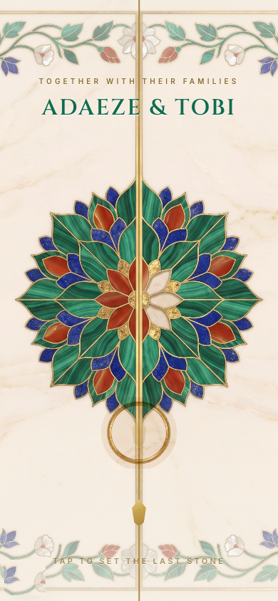 The Palazzo invitation design