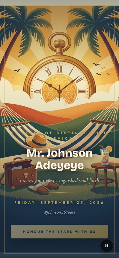 Send-Forth digital invitation design